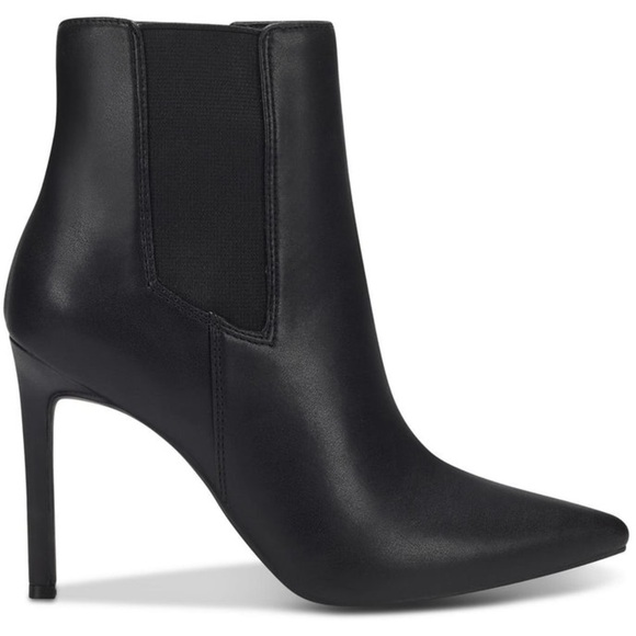 KATALINA PATENT POINTED TOE BOOTIES - Picture 1 of 12